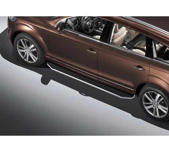 Пороги на автомобиль Rival Premium Volkswagen Touareg II 2010-2018, 193 см, 2 шт. A193ALP.5801.3