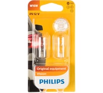 Автолампа, 2 шт. PHILIPS W16W W2.1 9.5d, 12V ,1,10 12067B2