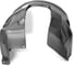 Подкрылок Rival передний правый для Mitsubishi Outlander 2012-2015 2015-, 44002006 1