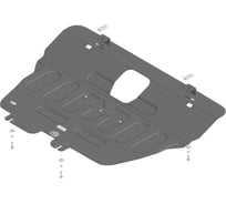 Защита MOTODOR стальная 2 мм, Д,КПП Jetour X90 Plus 79011