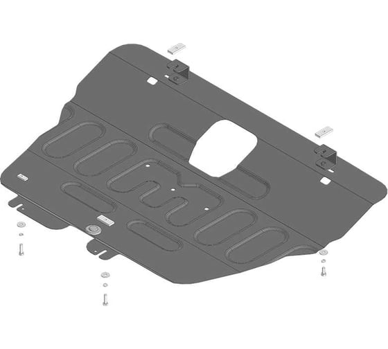 Защита MOTODOR стальная 2 мм, Д,КПП Jetour X90 Plus 79011