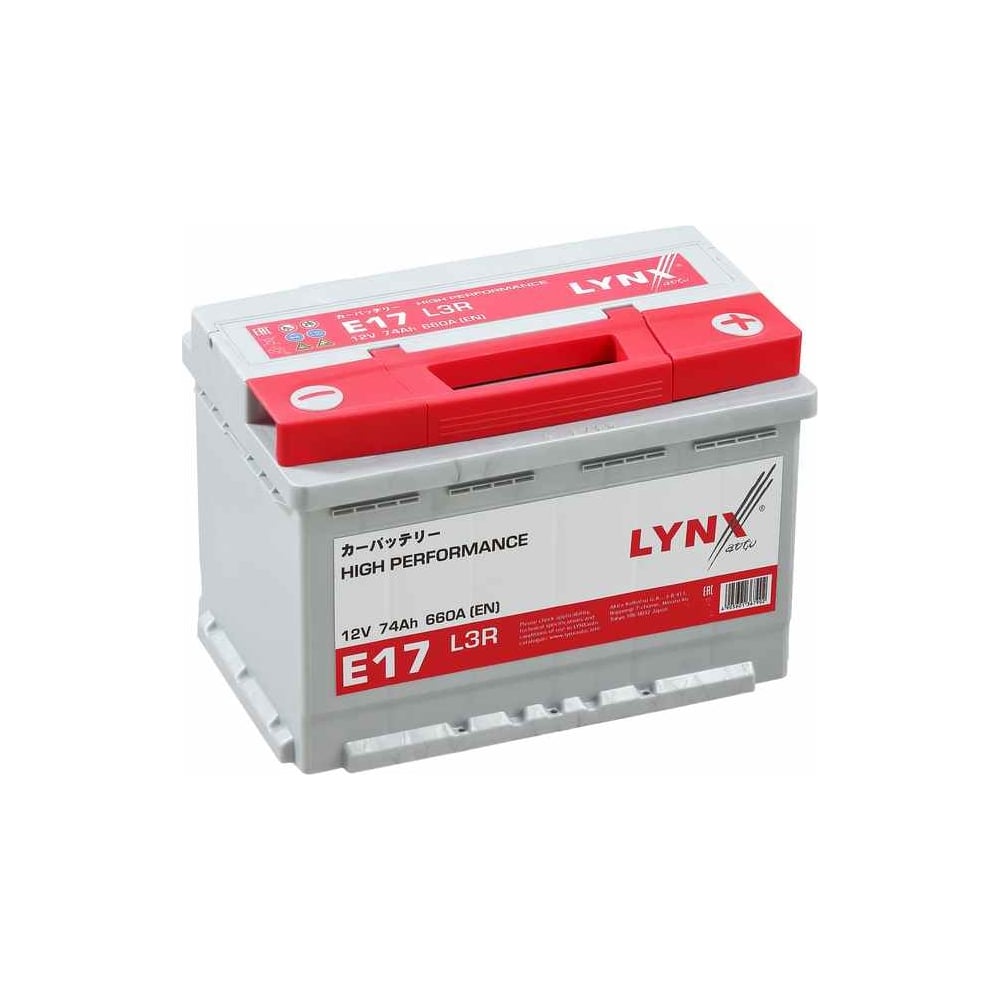 Аккумулятор LYNXauto E17 - выгодная цена, отзывы, характеристики, фото .