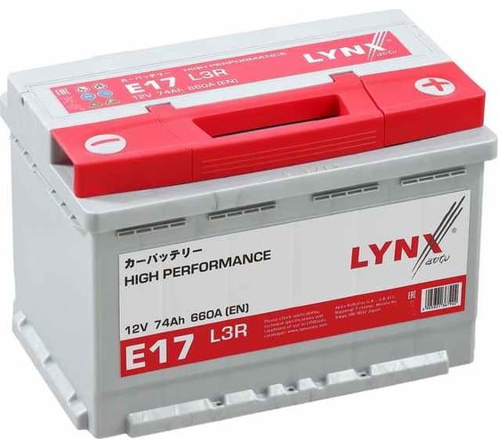 Аккумулятор LYNXauto E17