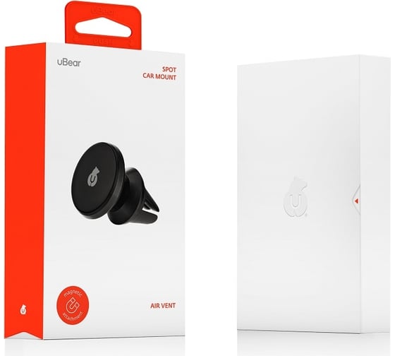 Автомобильный магнитный держатель uBear Spot Air Vent Magnetic Car Mount, для телефона CM06BL01-AM