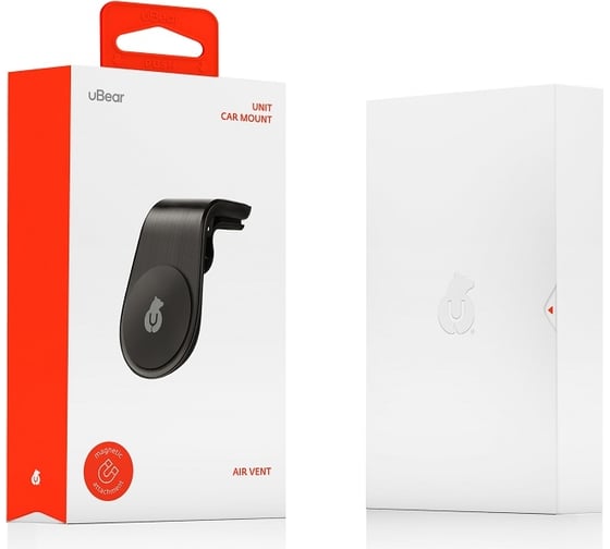 Автомобильный магнитный держатель uBear Unit Air Vent Magnetic Car Mount, для телефона CM04BL01-AM
