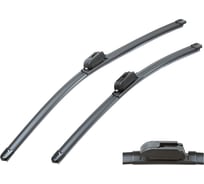 Бескаркасная щетка стеклоочистителя комплект, 600/480 мм LYNXauto XF6048H