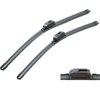 Бескаркасная щетка стеклоочистителя комплект, 550/500 мм LYNXauto XF5550H