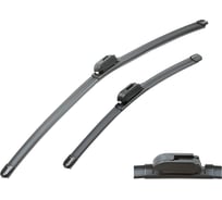 Бескаркасная щетка стеклоочистителя комплект, 650/400 мм LYNXauto XF6540H