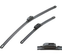 Бескаркасная щетка стеклоочистителя комплект, 650/350 мм LYNXauto XF6535H