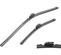 Бескаркасная щетка стеклоочистителя комплект, 650/400 мм LYNXauto XF6540V