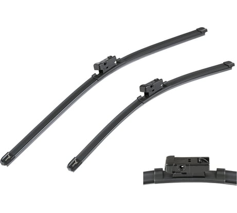 Бескаркасная щетка стеклоочистителя комплект, 600/480 мм LYNXauto XF6048B