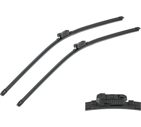 Бескаркасная щетка стеклоочистителя комплект, 730/730 мм LYNXauto XF7373P