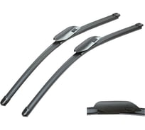 Бескаркасная щетка стеклоочистителя комплект, 550/550 мм LYNXauto XF5555W