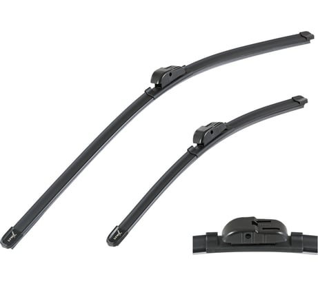 Бескаркасная щетка стеклоочистителя комплект, 650/430 мм LYNXauto XF6543S