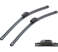 Бескаркасная щетка стеклоочистителя комплект, 500/500 мм LYNXauto XF5050H