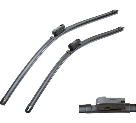 Бескаркасная щетка стеклоочистителя комплект, 680/630 мм LYNXauto XF6863P