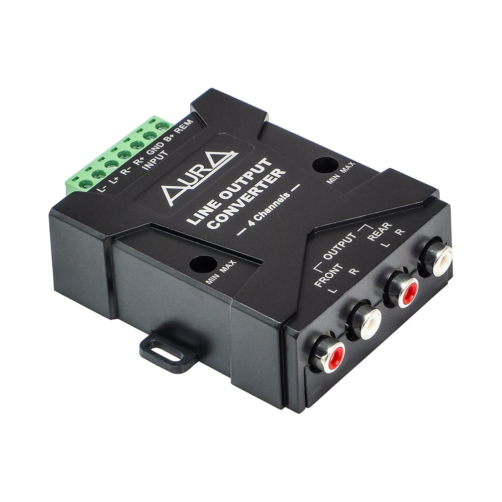 Адаптер RCA высокого уровня AurA Hi/Low, 4 канала RHL-0604 - выгодная ...