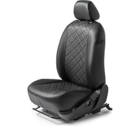 Авточехлы Rival Ромб (зад.сп. 40/60) Ford Focus SD,HB,SW (Ambiente,Trend) 11-19, эко-кожа, SC.1801.2