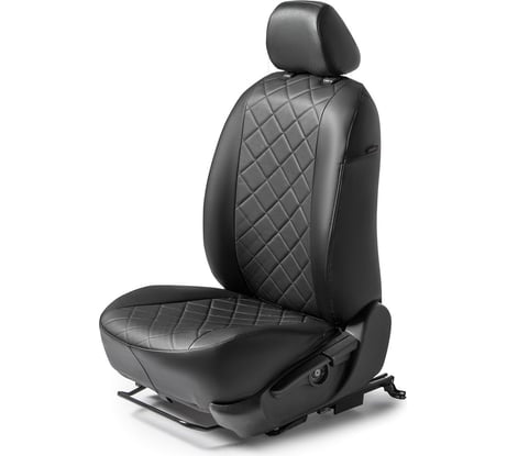 Авточехлы Rival Ромб (зад.сп. 40/60) Ford Focus SD,HB,SW (Ambiente,Trend) 11-19, эко-кожа, SC.1801.2
