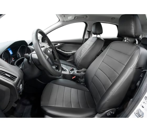 Авточехлы Rival Строчка (зад.сп. 40/60) Ford Focus SD,HB,SW (Ambiente и Trend) 11-19, SC.1801.1
