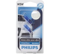 Автолампа, 2шт. PHILIPS W5W W2.1 9.5d VISION 4300K 12V,1,10 12961NBVB2