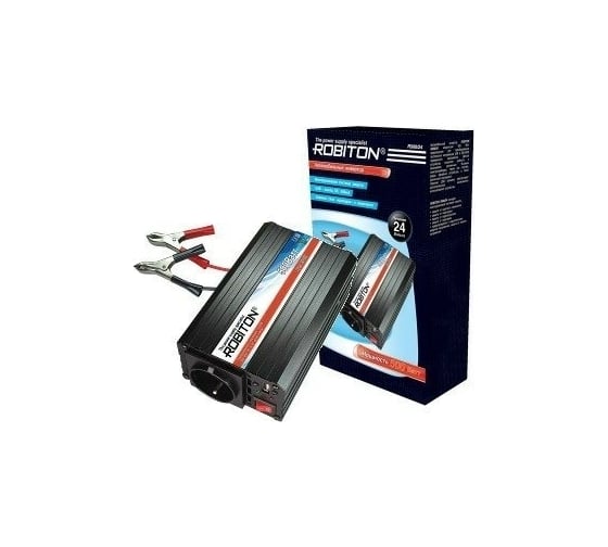 Инвертор 500W с USB выходом /24В/ Robiton R500/24V 13202