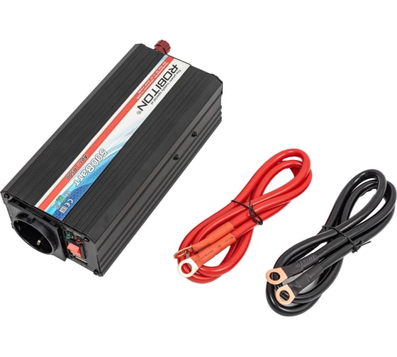 Инвертор 700W две евро розетки Robiton R700 12173 1