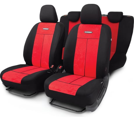 Автомобильные чехлы AUTOPROFI TT TT-902V BK/RD