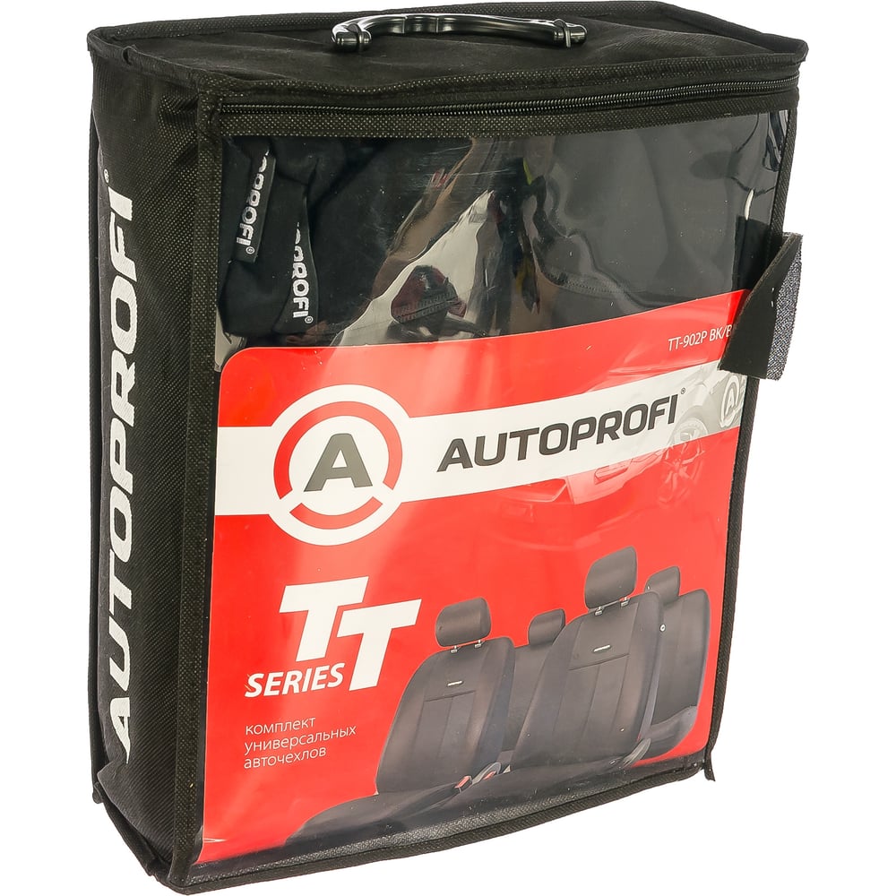 Чехлы Autoprofi AIRBAG TT-902P BK/BK универсальные