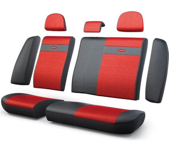 Авточехлы-трансформеры AUTOPROFI TRS-002G BK/RD 1