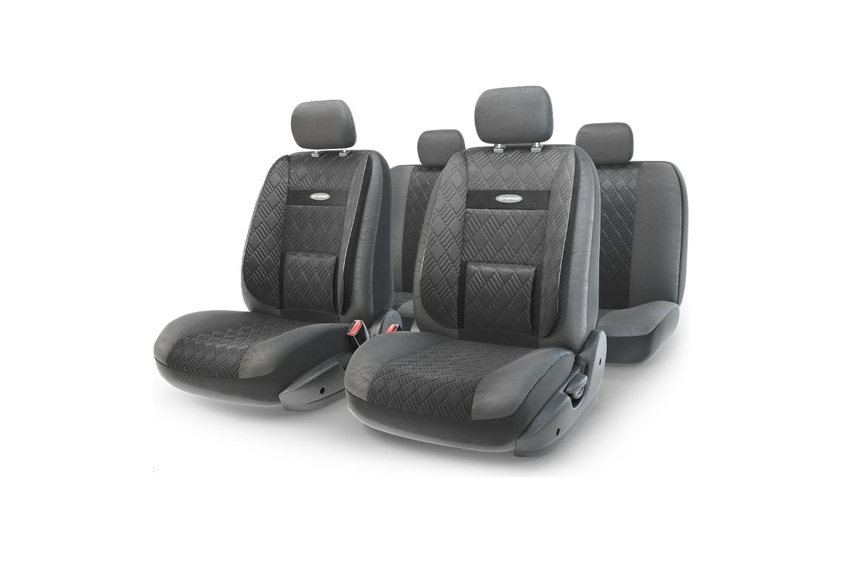 Авточехлы AUTOPROFI COMFORT COM-1105GP BK/BK - выгодная цена, отзывы,  характеристики, 2 видео, фото - купить в Москве и РФ