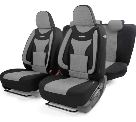 Авточехлы AUTOPROFI EXTRA COMFORT ECO-1105 BK/D.GY