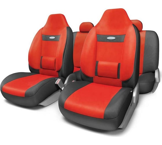 Авточехлы AUTOPROFI COMFORT COM-1105H BK/RD