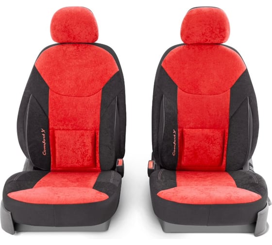 Авточехлы AUTOPROFI COMFORT X COM-1505VF BK/RD