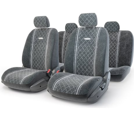Авточехлы AUTOPROFI GOBELEN GOB-1105 GY/ROMB