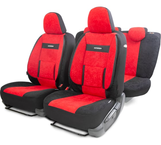 Авточехлы AUTOPROFI COMFORT COM-1105 BK/RD 1