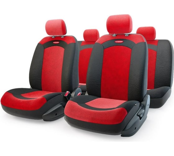Авточехлы AUTOPROFI EXTREME XTR-803 BK/RD 1