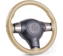 Оплётка для перетяжки руля AUTOPROFI SAM-300 croco BE M