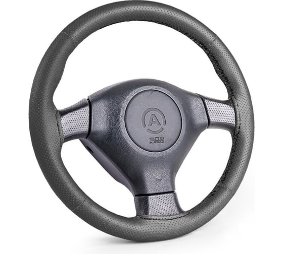 Оплётка для перетяжки руля AUTOPROFI SAM-201 BK M 1