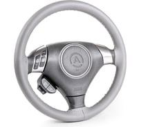 Оплётка для перетяжки руля AUTOPROFI SAM-300 GY M