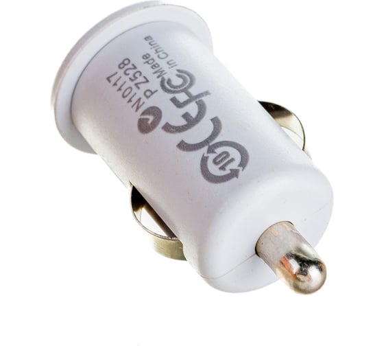 Автомобильное зарядное устройство REXANT USB АЗУ 5V, 1 000 mA белая 18-1921