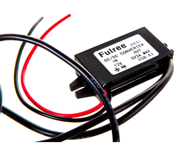 Адаптер DC 12V - 2 x USB-A 5V 3A REXANT 16-0602