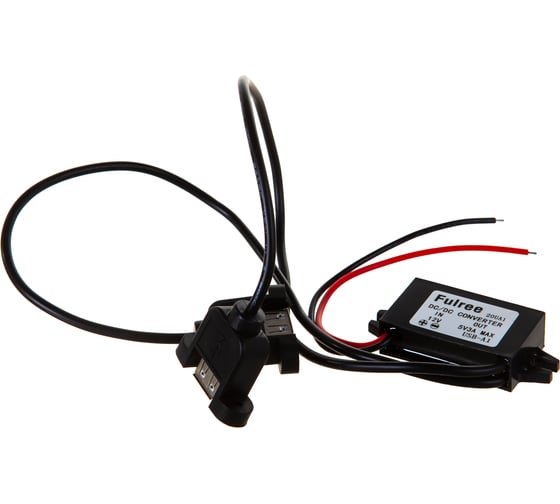 Адаптер DC 12V - 2 x USB-A 5V 3A REXANT 16-0602