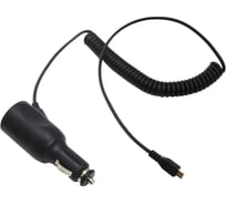 Автомобильное зарядное устройство REXANT с microUSB 5V, 2 000mA шнур спираль до 2М 16-0243