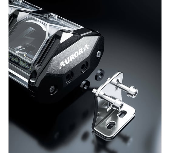 Светодиодная балка Aurora фара-прожектор alo-n-10 124w 12v-24v 4100lm osram 5w/10w rgb-drl, scene beam, hi/lo, spot, flood 17650