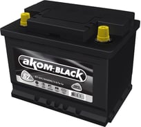 Аккумуляторная батарея АКОМ BLACK 62 Ah, 600 A, обратная полярность 176062101