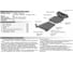 Защита картера SsangYong Actyon 07-11/Actyon Sport 12-/Nomad 13-, st 2mm АвтоБроня 111.05301.2 3