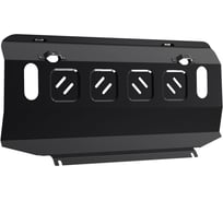 Защита радиатора Mitsubishi Pajero III, IV 1999-2006 2006-2011 2011-, st 2mm АвтоБроня 111.04012.1