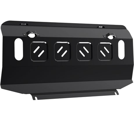 Защита радиатора Mitsubishi Pajero III, IV 1999-2006 2006-2011 2011-, st 2mm АвтоБроня 111.04012.1