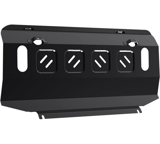 Защита радиатора Mitsubishi Pajero III, IV 1999-2006 2006-2011 2011-, st 2mm АвтоБроня 111.04012.1